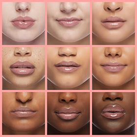 Lawless Forget the Filler Lip Plumping Gloss Cherry Vanilla swatch on lips