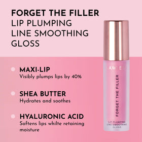LAWLESS Forget the Filler Lip Plumping Gloss Daisy Girl applicator close-up