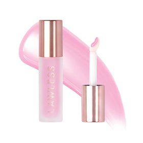 Lawless Forget the Filler Lip Plumping Gloss Strawberry Milkshake front view