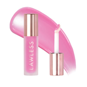Lawless Forget the Filler Lip Plumping Gloss Strawberry Popsicle front view