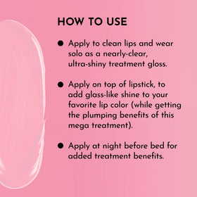 Lawless Lip Plumping Gloss with shea butter and rosehip oil ingredients