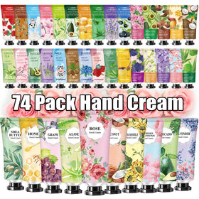Layhomo 74 Pack Hand Cream Gift Set assorted mini lotions