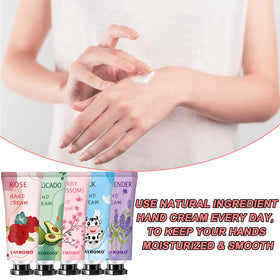 Layhomo hand creams in various natural scents
