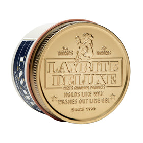 Layrite Cement Hair Clay 200g with application on hair