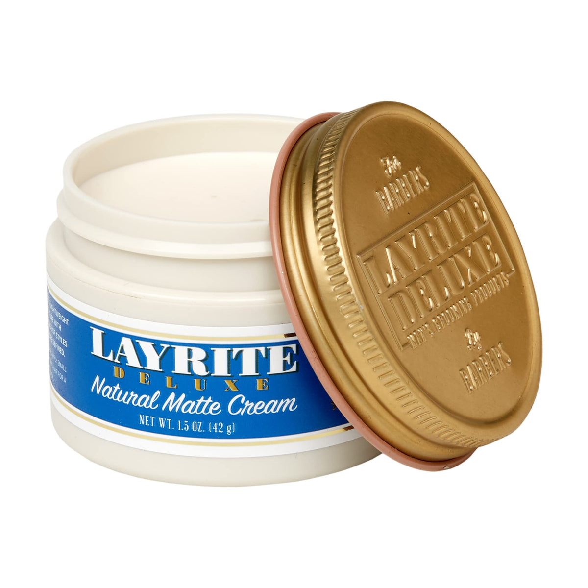 Layrite Natural Matte Cream 1.5 oz back view