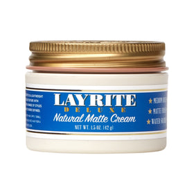 Layrite Natural Matte Cream 1.5 oz front view