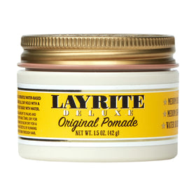 Layrite Original Pomade yellow packaging front view