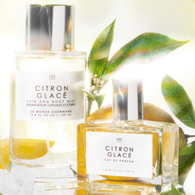 Le Monde Gourmand Citron Glacé Hair & Body Mist with other products
