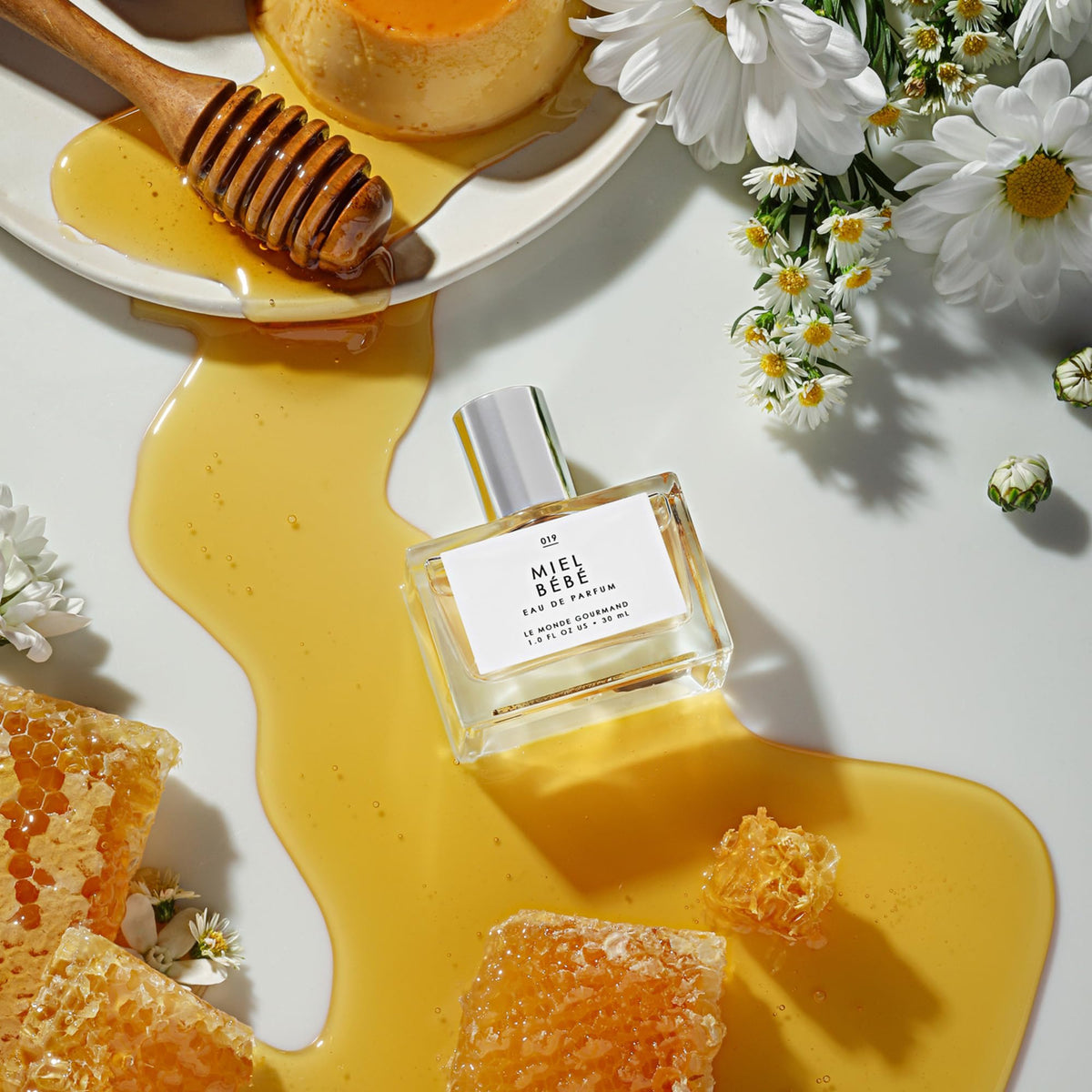 Le Monde Gourmand Miel Bébé Eau de Parfum 30ml on a vanity