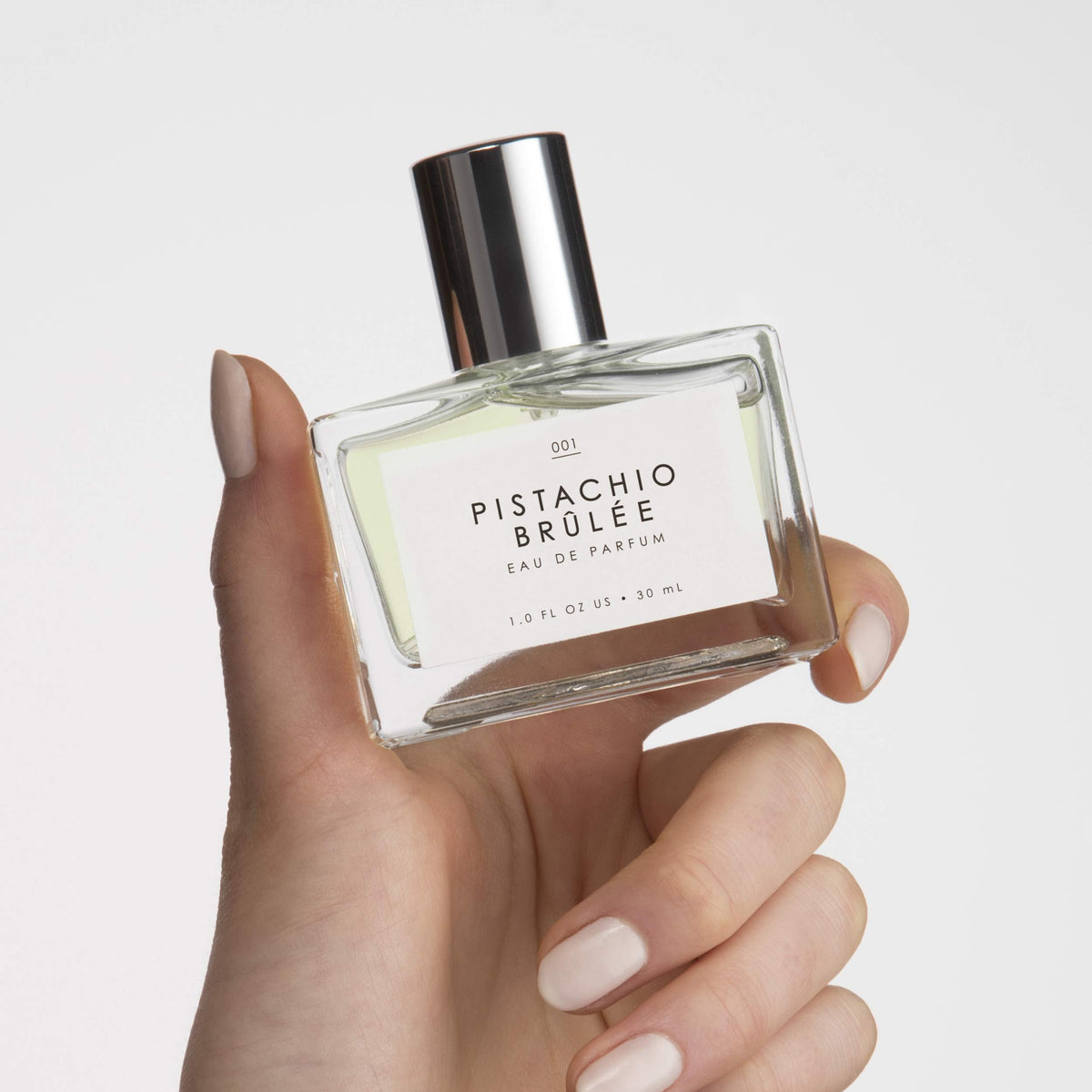 Le Monde Gourmand Pistachio Brûlée Eau de Parfum bottle close-up