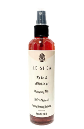 LE SHEA Hibiscus & Rose Water Spray 8.7 oz front view