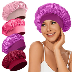 LEADUWAY Silk Bonnet 4Pcs in assorted colours front view
