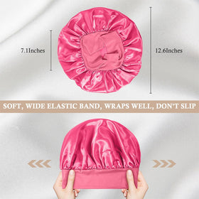 LEADUWAY Silk Bonnet on a pillow showing hair protection