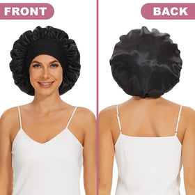 LEADUWAY Silk Bonnet with elastic band detail