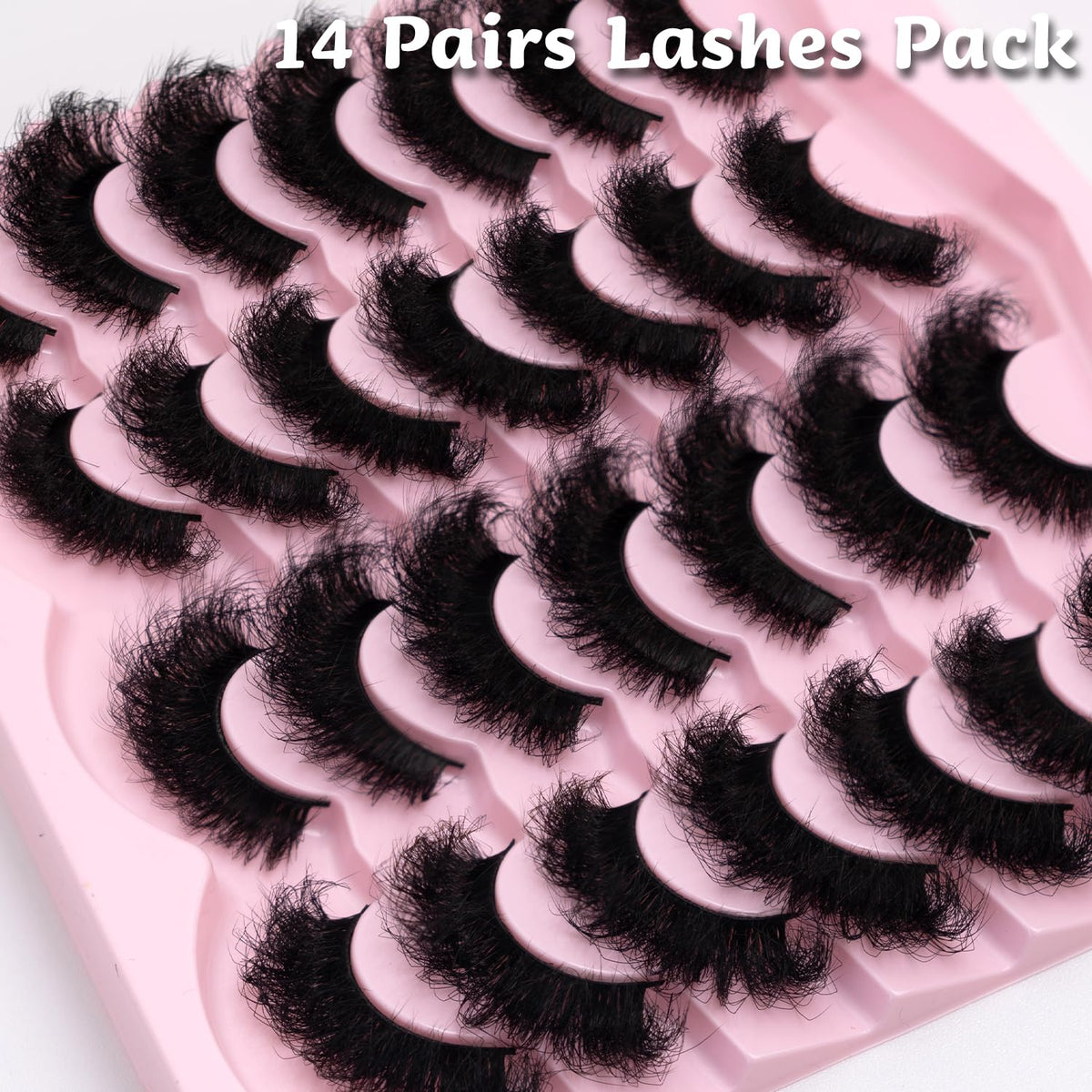 LEAFMOON 20mm lashes with natural-looking fibers