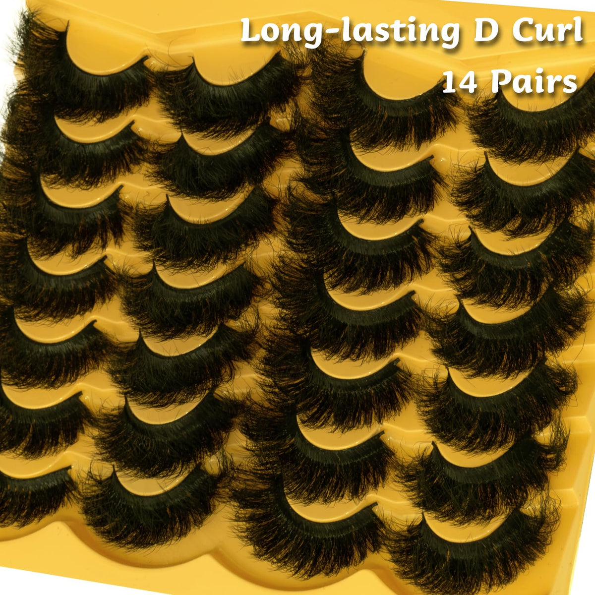 LEAFMOON Fluffy 20mm Volume False Eyelashes side view