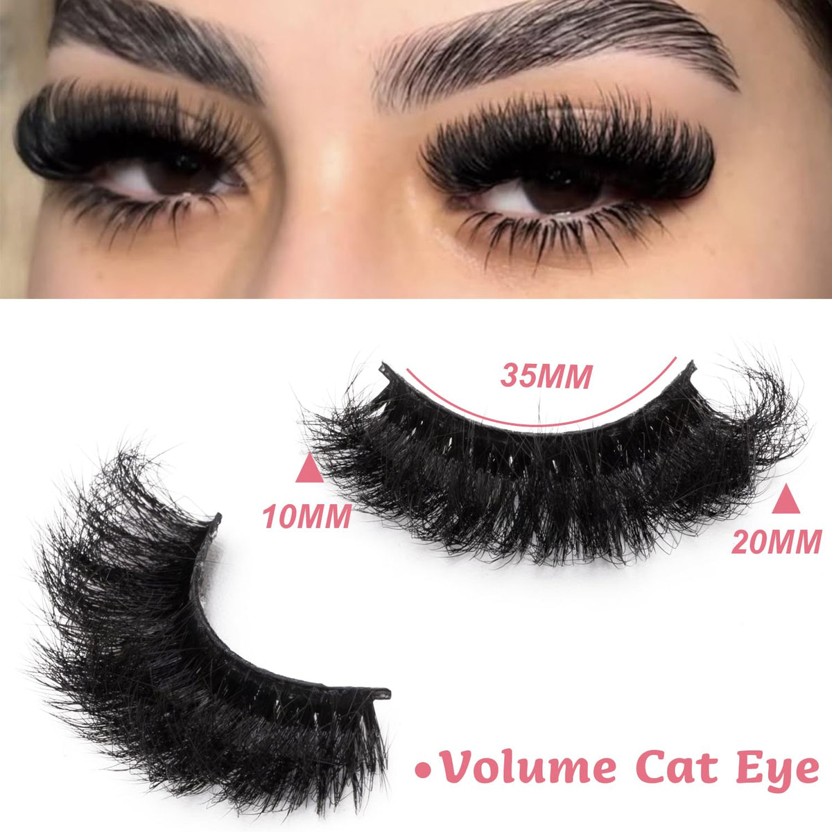 LEAFMOON Mink Lashes packaging with 14 pairs