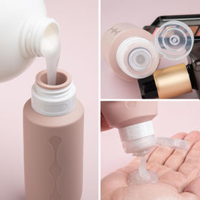 Leak proof design of Gemice travel bottles