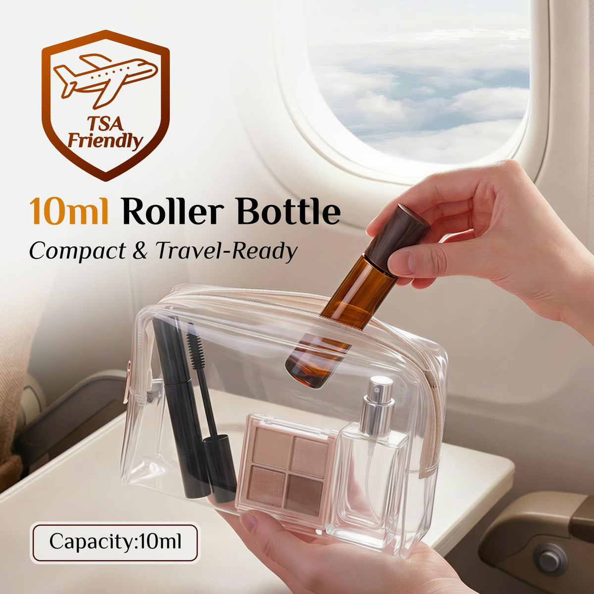 Leak-proof design of PrettyCare roller bottle
