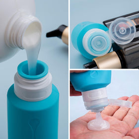 Leak proof Gemice Travel Bottles in opal shape