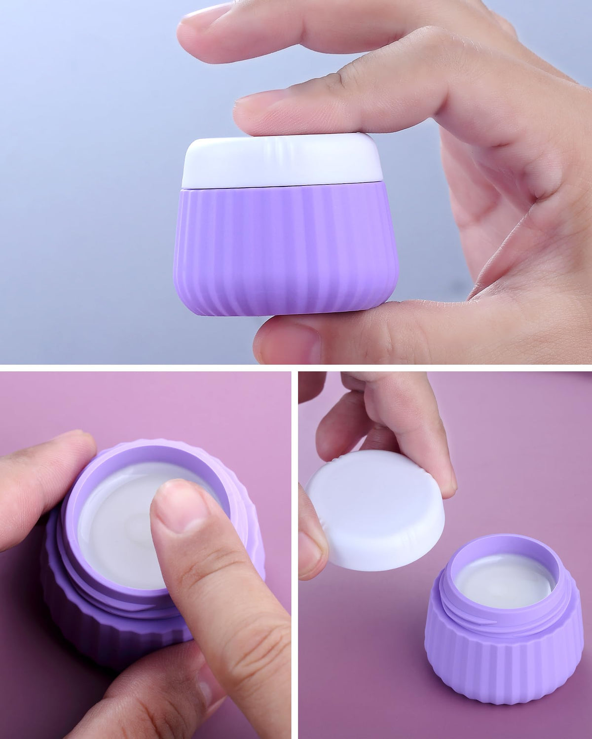 Leak proof travel bottle with wide opening