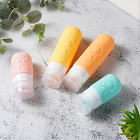 Leakproof design of Zafit travel bottles tested on luggage