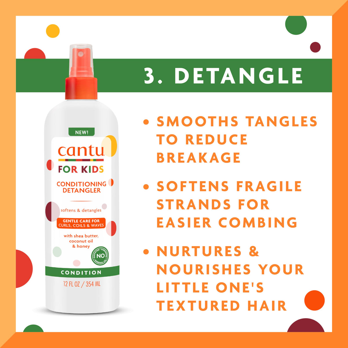 Leave-In Conditioner from Cantu Kids Haircare Set