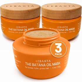 Lebanta Raw Batana Oil 4oz front view with earthy packaging