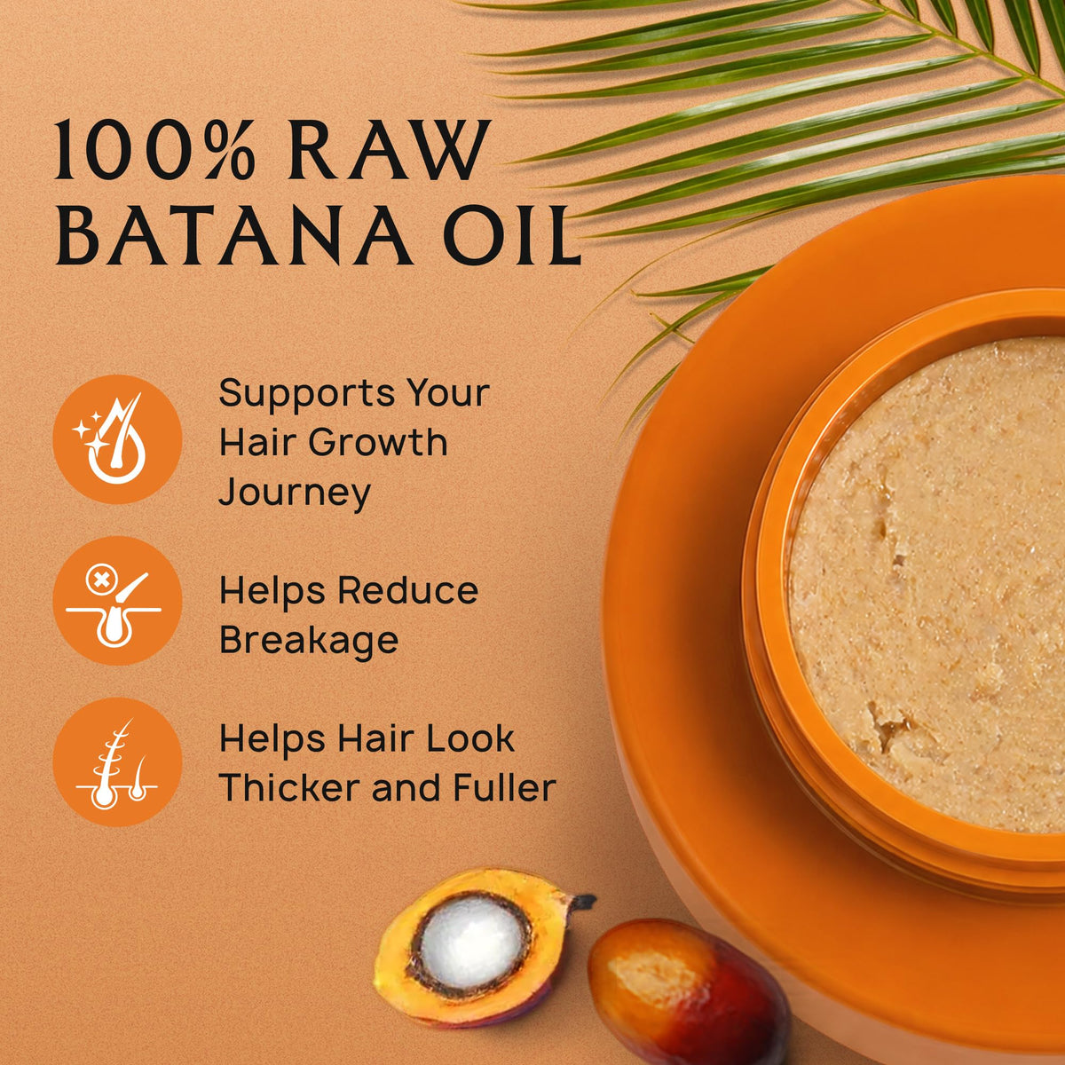 Lebanta Raw Batana Oil back view showing ingredients