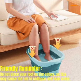 Leemeimei Foot Spa Bucket folded for storage