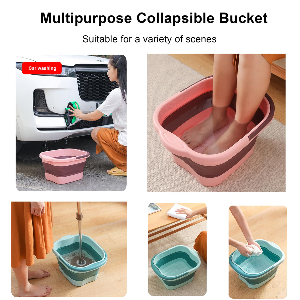 Leemeimei Foot Spa Bucket with massage nodes detail