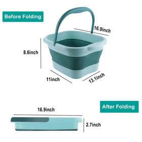 Leemeimei Foot Spa Bucket with massage points close-up