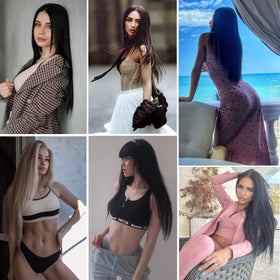 LEEONS 20 Inch Clip-In Extensions in natural light