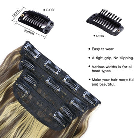 LEEONS 20 Inch Hair Extensions in packaging
