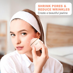 Leeshine Ice Roller Ball with skincare products