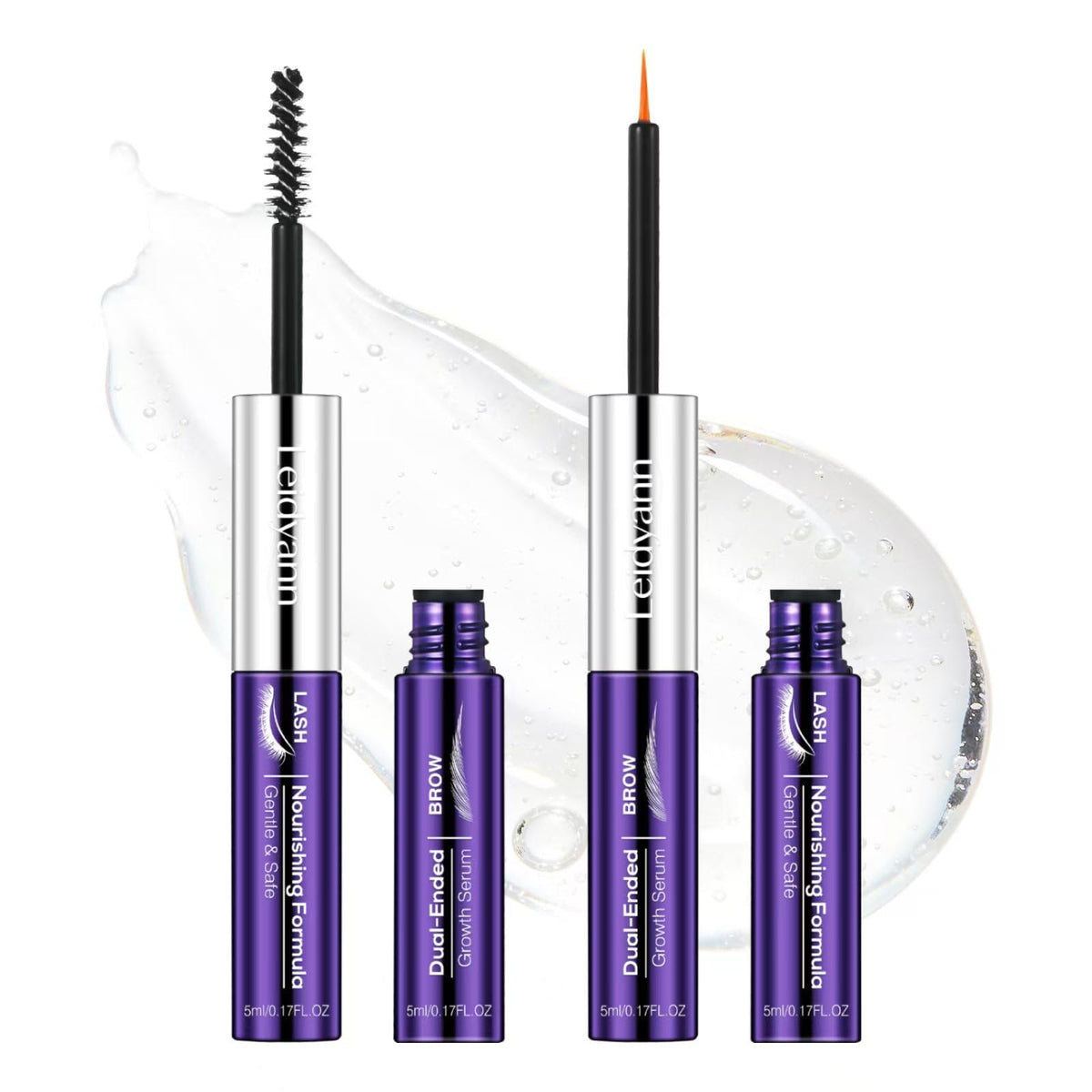 Leidyann Beauty 2-in-1 Lash & Brow Growth Serum front view