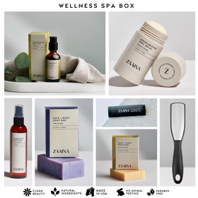 Lemongrass Body Oil bottle included in the spa kit