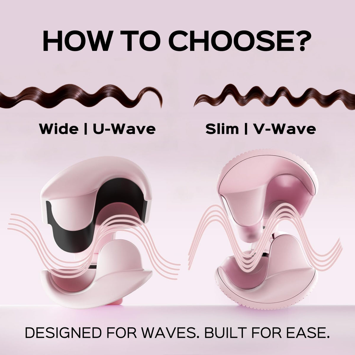 LENA S12 Beach Waver Curling Iron in use creating waves