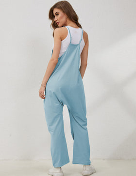Lentta Women's Casual Jumpsuit lifestyle scene on a summer day