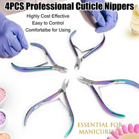 LePinko cuticle nippers showing double-spring mechanism
