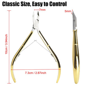 LePinko Cuticle Trimmer Kit in use during manicure