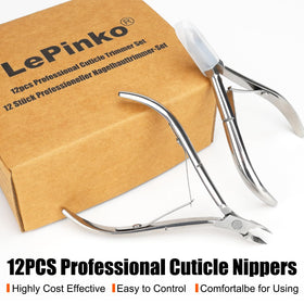 LePinko Cuticle Trimmer Kit laid out on a table