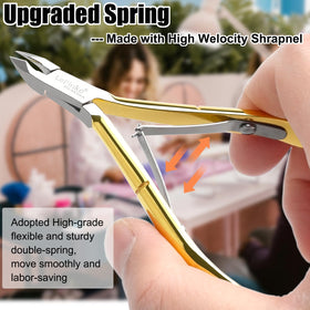 LePinko Cuticle Trimmer Kit showing upgraded springs