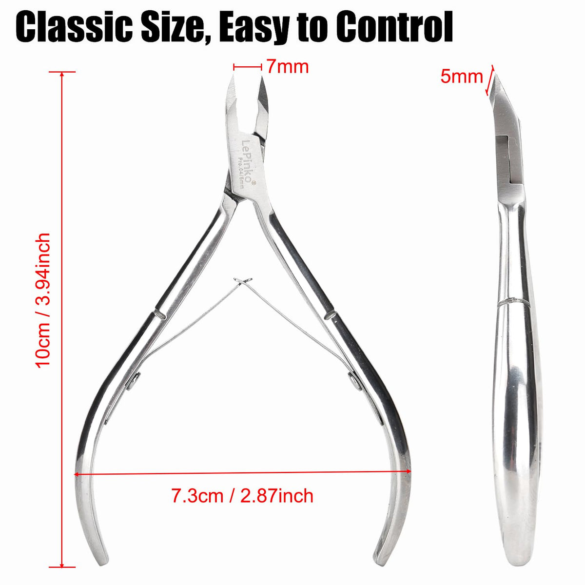LePinko Cuticle Trimmer Kit side view