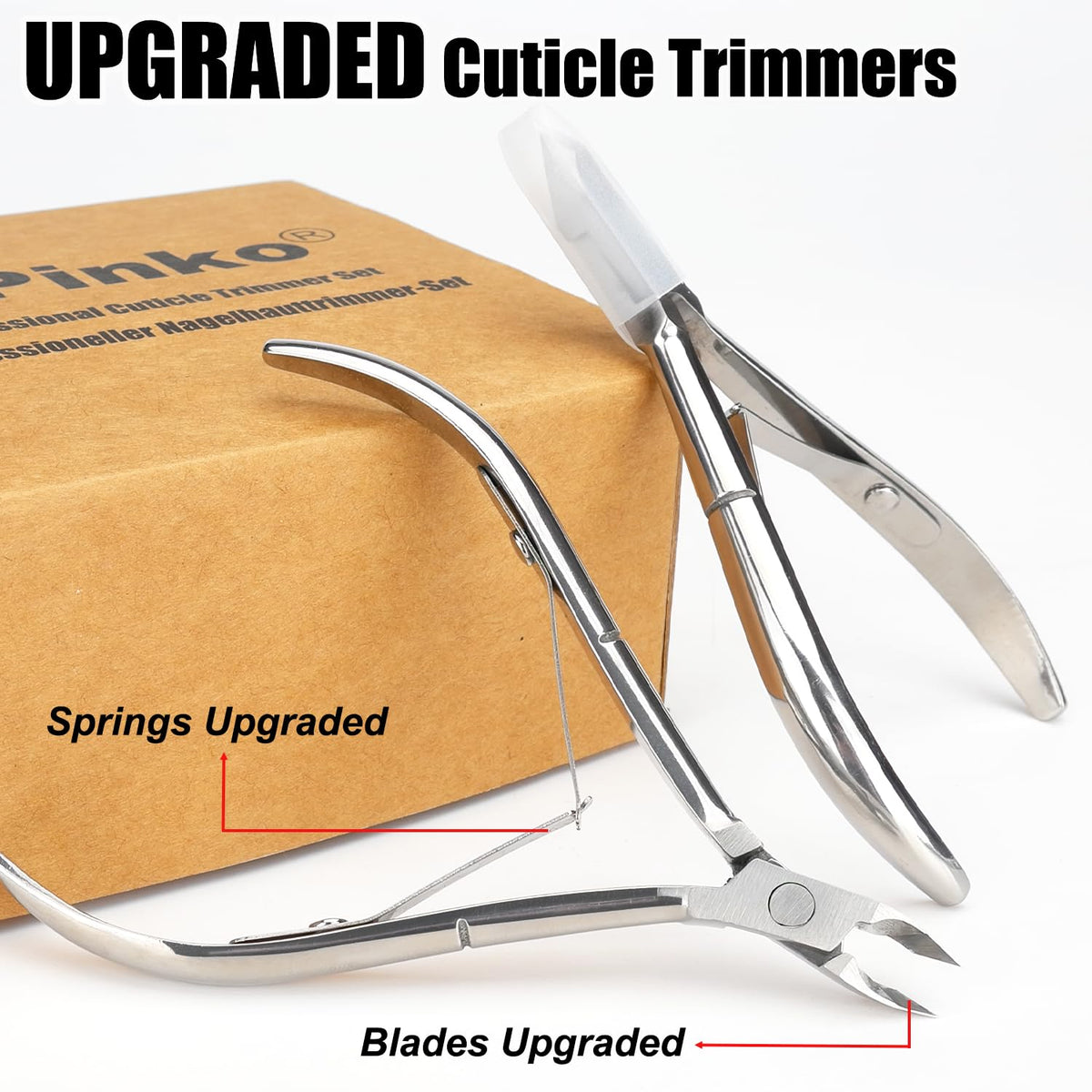 LePinko Cuticle Trimmer showing 5mm jaw and sharp blades