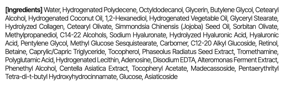 Lepique Retinol Night Cream close-up of label