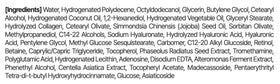 Lepique Retinol Night Cream close-up of label