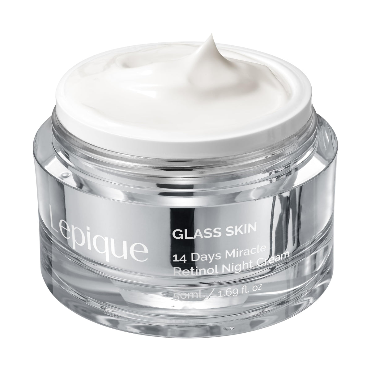 Lepique Retinol Night Cream front view with packaging