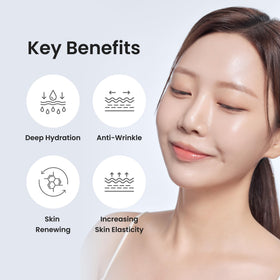 Lepique Retinol Night Cream with ingredients displayed