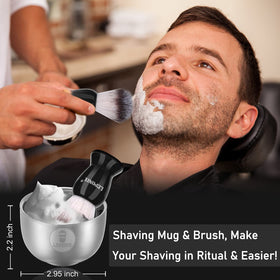 LEPONIX Shaving Kit aftershave balm and shaving apron bib